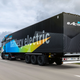 A photo of the rear of the Mercedes-Benz eActros long haul electric truck.
